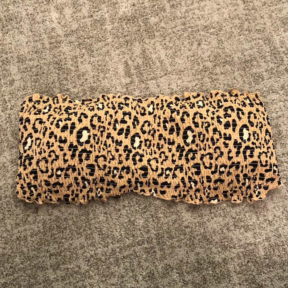 Hollister Cheetah Bikini Top NEW W TAGS